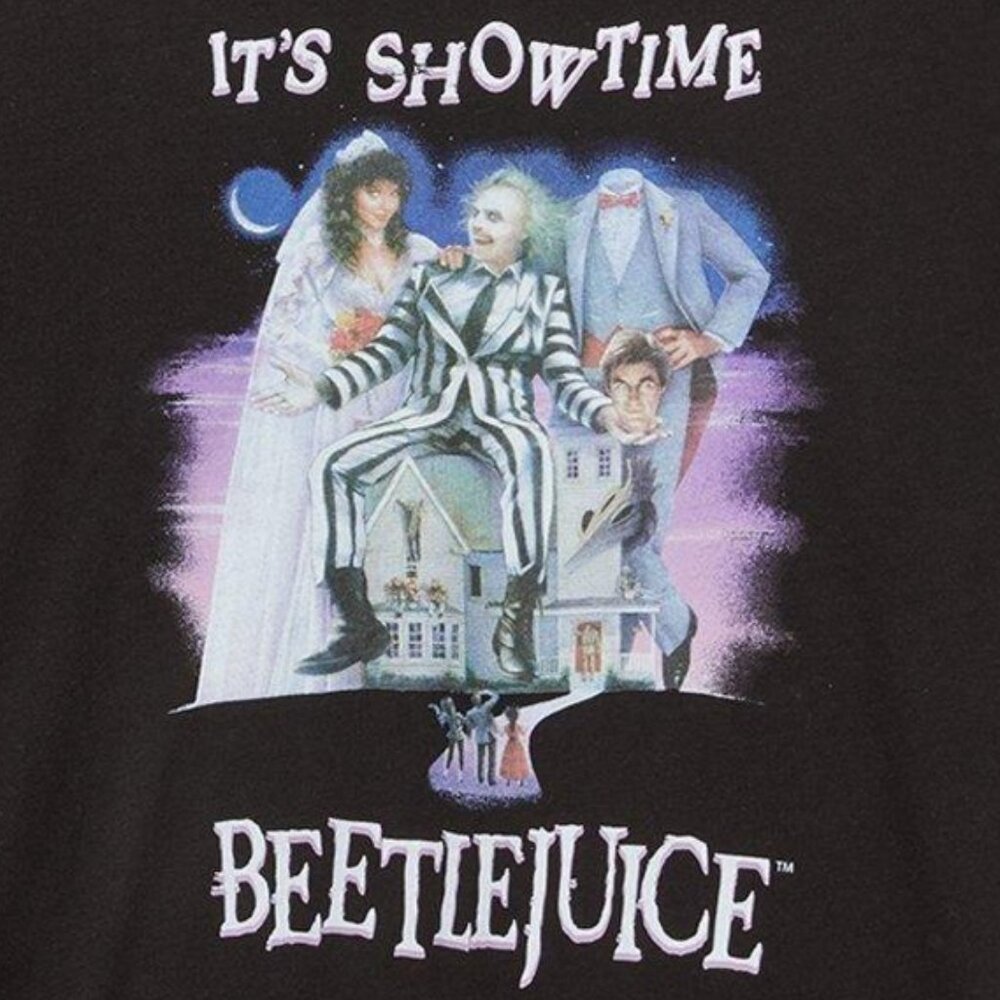 ❤️NWT TORRID BEETLEJUICE MOVIE TEE - ITS SHOWTIME - HALLOWEEN - PLUS SIZE